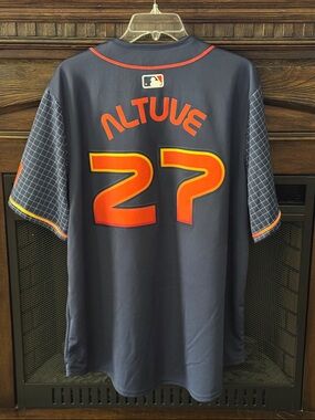 Jose Altuve Houston Astros "Space City" City Connect Genuine Nike jersey